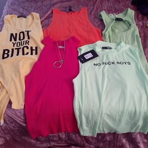 Neon Bodysuits & Tanks Bundle
